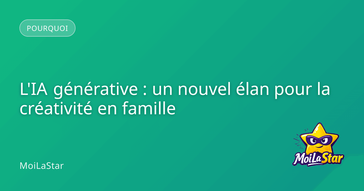 Un enfant et ses parents souriants regardant une tablette affichant une bande dessinée colorée personnalisée avec leurs propres visages.