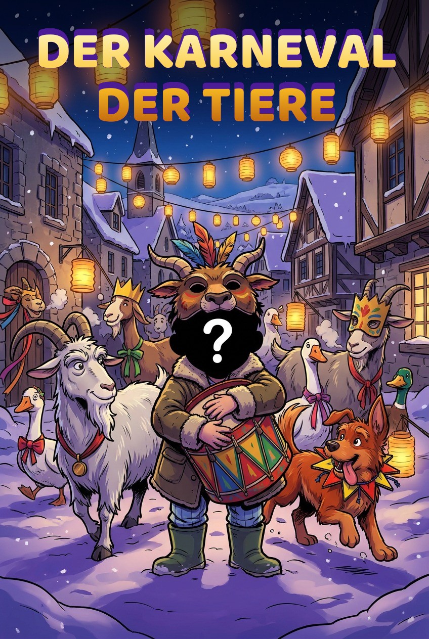Cover des personalisierten Comics „Der Karneval der Tiere“