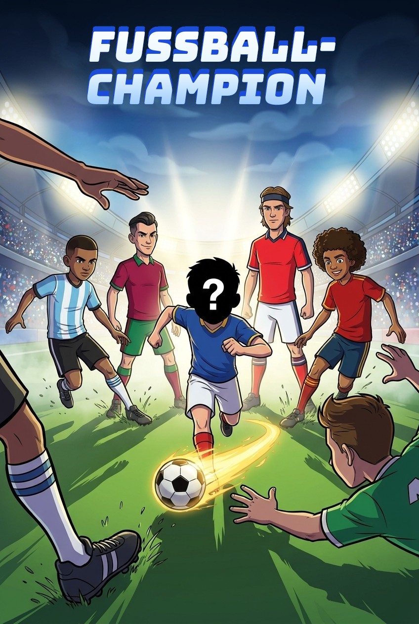 Cover des personalisierten Comics „Fußball-Champion“
