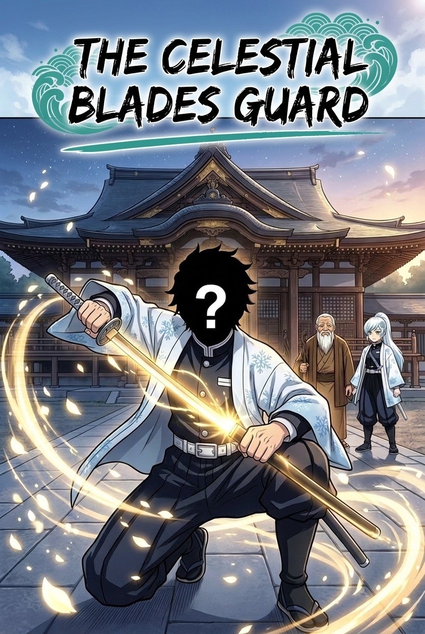 Cover of the personalised comic “The Celestial Blades Guard”