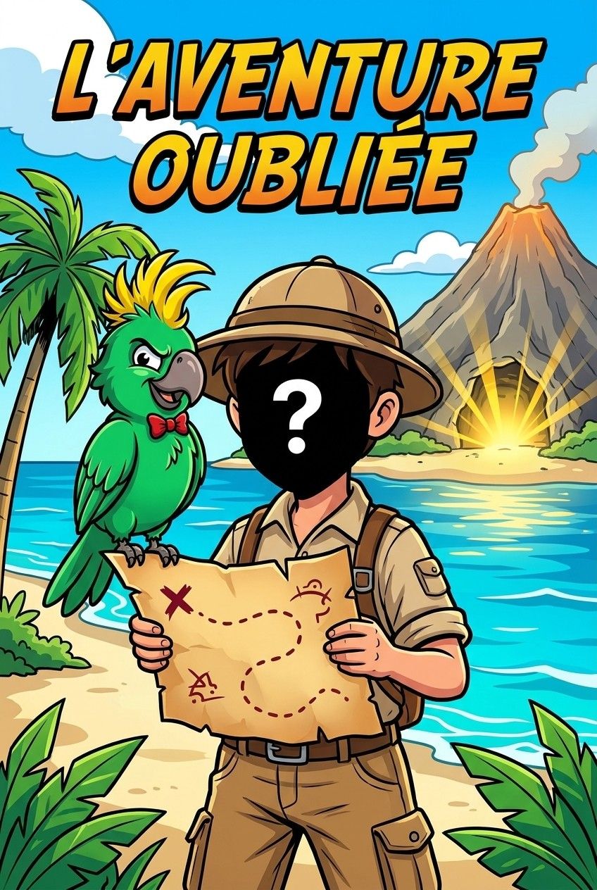 Couverture de la BD personnalisée « L'Aventure Oubliée »