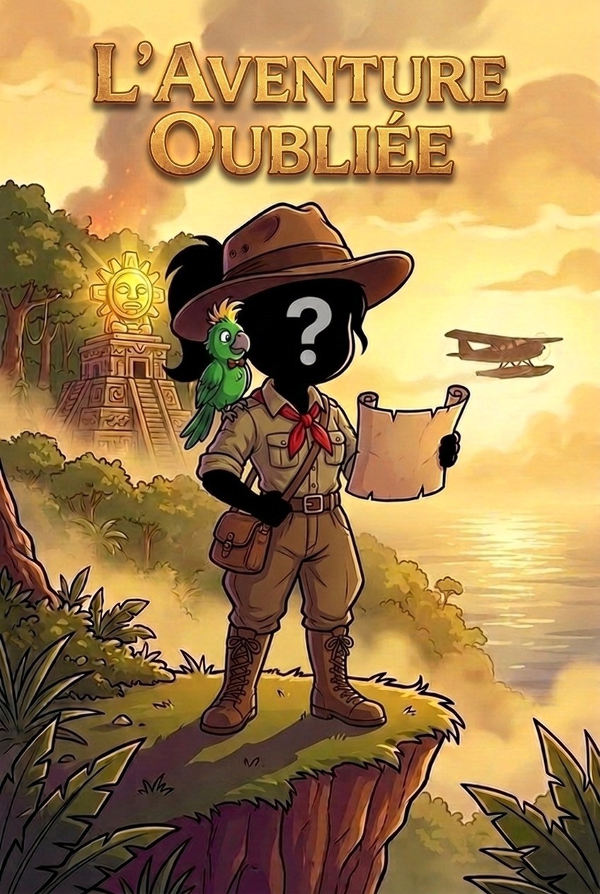 Couverture de la BD personnalisée « L'Aventure Oubliée »