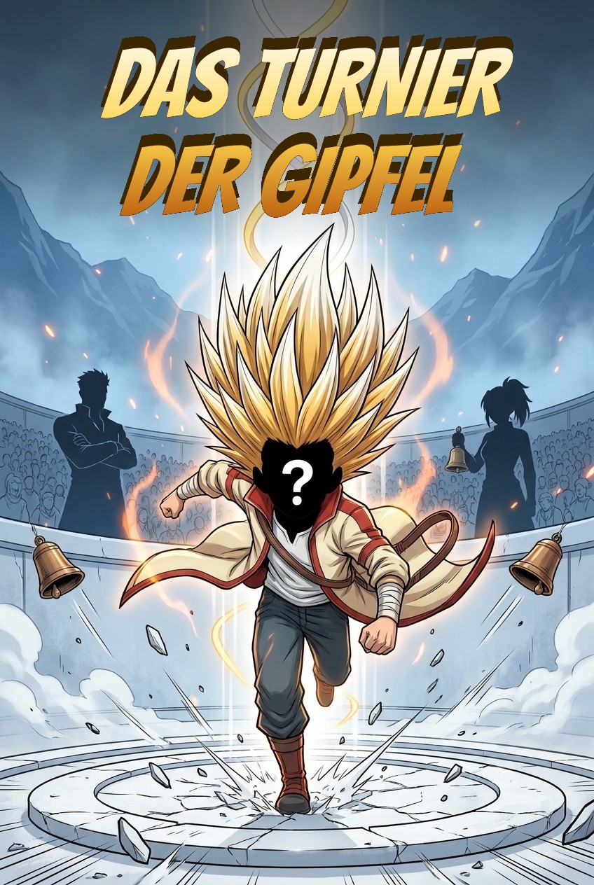 Cover des personalisierten Comics „Das Turnier der Gipfel“