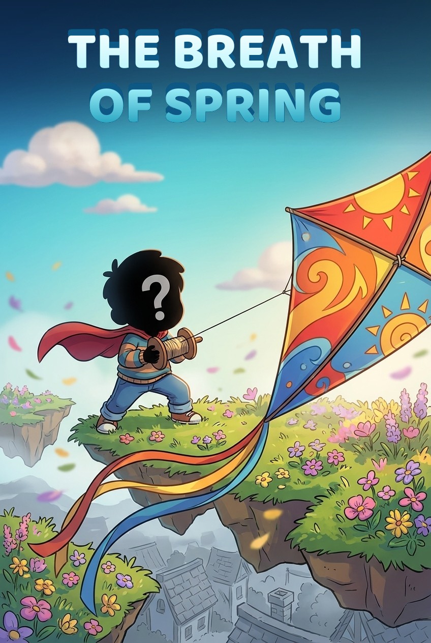 Cover of the personalised comic “The Breath of Spring”